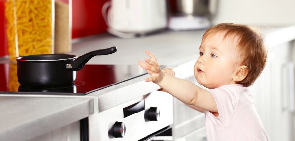 Children around stoves