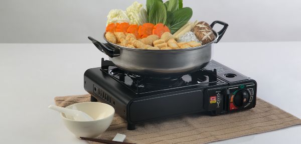 Compact gas stove 