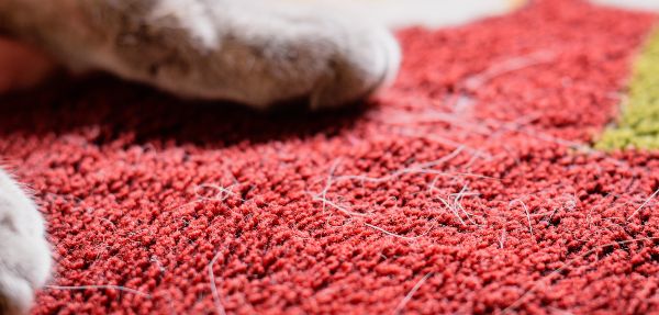 Removing pet hair from carpets 