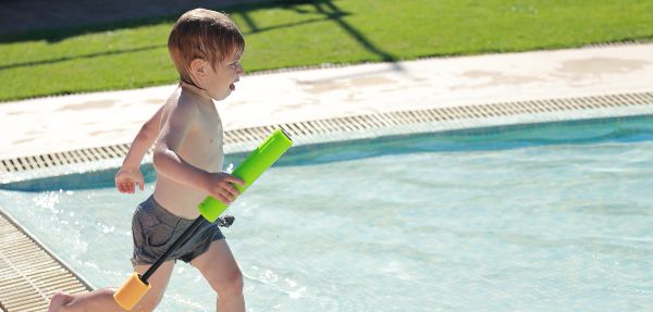 Pool obstacle course game