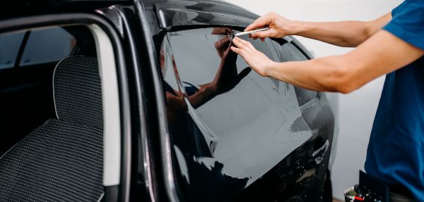 Tinted car windows