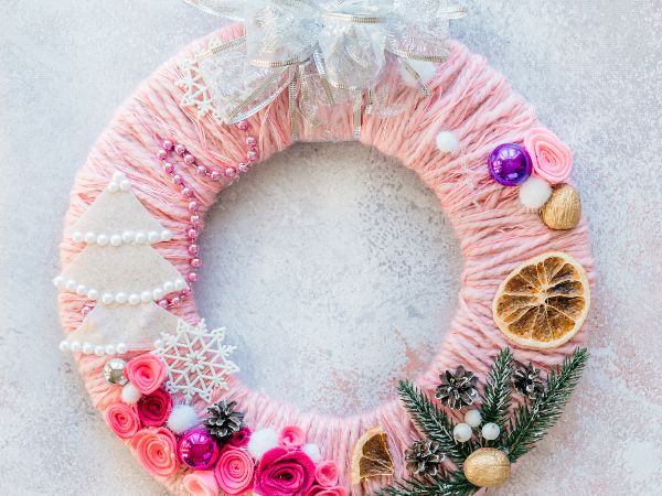 felt wreath 