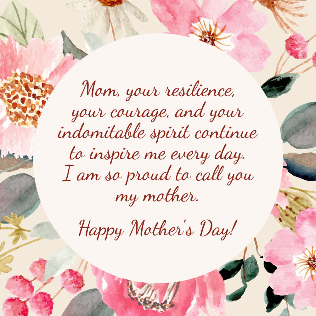 Inspiring Downloadable Mother's Day Card