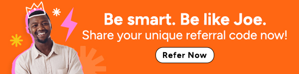 Joe's referral campaign