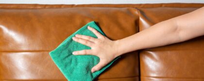 How to clean a leather couch