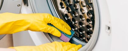 How to clean the inside of a washing machine