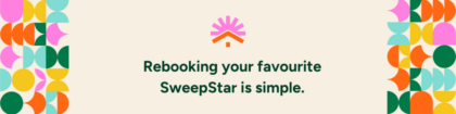 rebook your sweepstar